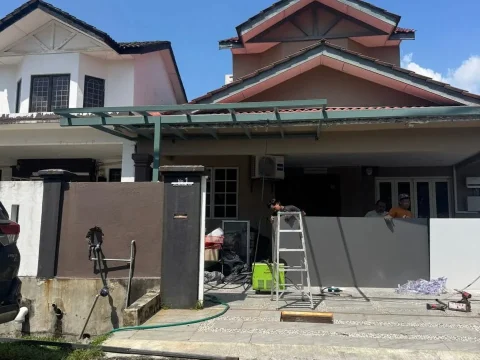 Paparan luar rumah dan porch